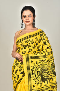 BANGALORE SILK REVERSE KANTHA SAREE