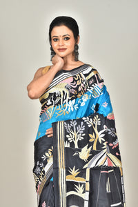 BANGALORE SILK KANTHA SAREE
