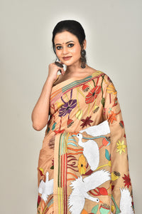 BANGALORE SILK REVERSE KANTHA SAREE