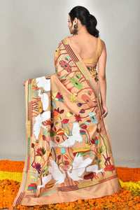 BANGALORE SILK REVERSE KANTHA SAREE
