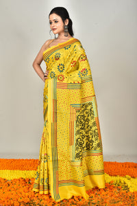 BANGALORE SILK REVERSE KANTHA SAREE