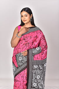 BATIK SILK KANTHA SAREE
