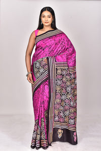 BATIK SILK KANTHA SAREE