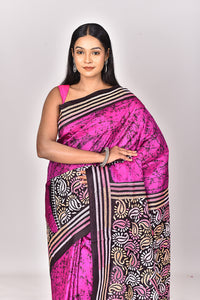BATIK SILK KANTHA SAREE
