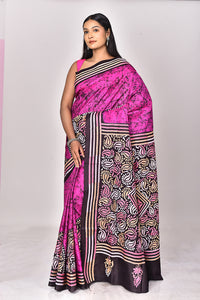BATIK SILK KANTHA SAREE