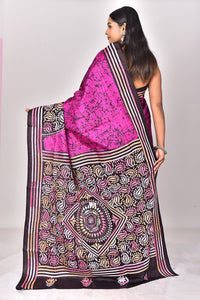 BATIK SILK KANTHA SAREE