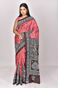 BATIK SILK KANTHA SAREE