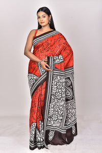 BATIK SILK KANTHA SAREE