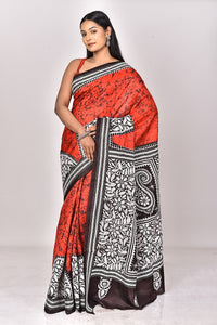 BATIK SILK KANTHA SAREE