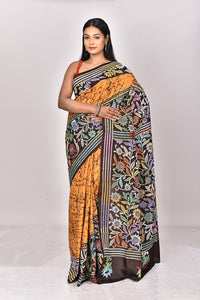 BATIK SILK KANTHA SAREE