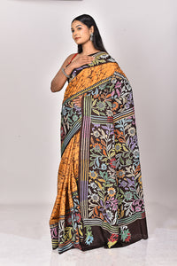 BATIK SILK KANTHA SAREE