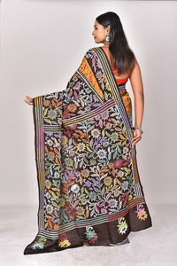 BATIK SILK KANTHA SAREE