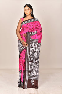 BATIK SILK KANTHA SAREE