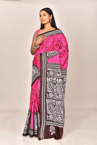 BATIK SILK KANTHA SAREE