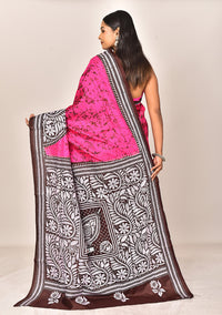 BATIK SILK KANTHA SAREE