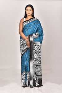 BATIK SILK KANTHA SAREE