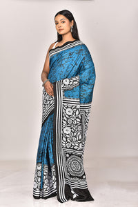 BATIK SILK KANTHA SAREE