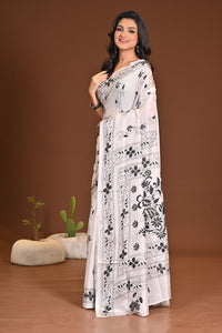 BLENDED SILK KANTHA SAREE