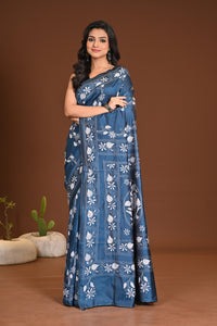 BLENDED SILK KANTHA SAREE