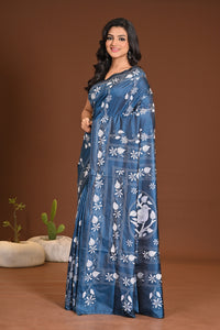 BLENDED SILK KANTHA SAREE