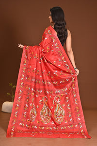 BLENDED SILK KANTHA SAREE
