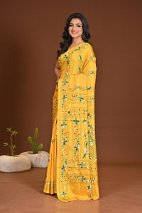 BLENDED SILK KANTHA SAREE