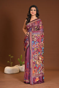 BLENDED SILK KANTHA SAREE