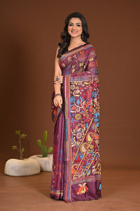 BLENDED SILK KANTHA SAREE