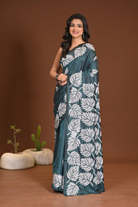 BLENDED SILK KANTHA SAREE