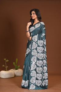 BLENDED SILK KANTHA SAREE