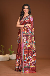 BLENDED SILK KANTHA SAREE