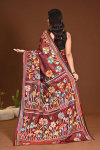 BLENDED SILK KANTHA SAREE