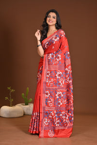 BLENDED SILK KANTHA SAREE