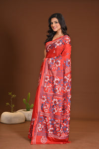 BLENDED SILK KANTHA SAREE