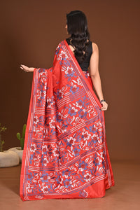 BLENDED SILK KANTHA SAREE