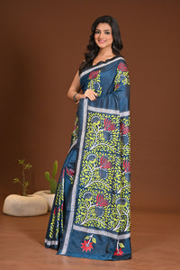 BLENDED SILK KANTHA SAREE