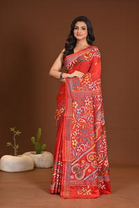 BLENDED SILK KANTHA SAREE