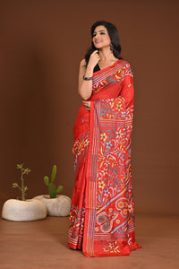 BLENDED SILK KANTHA SAREE