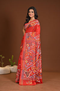 BLENDED SILK KANTHA SAREE