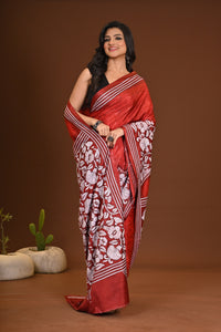 BLENDED SILK KANTHA SAREE