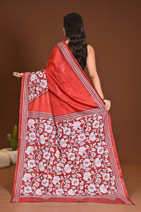 BLENDED SILK KANTHA SAREE