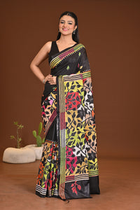 BLENDED SILK KANTHA SAREE