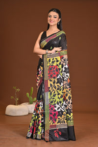 BLENDED SILK KANTHA SAREE