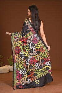 BLENDED SILK KANTHA SAREE