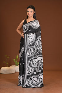 BLENDED SILK KANTHA SAREE