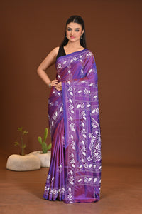 BLENDED SILK KANTHA SAREE