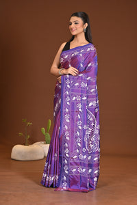 BLENDED SILK KANTHA SAREE