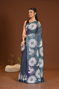 BLENDED SILK KANTHA SAREE