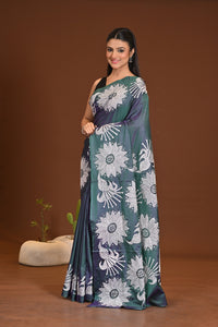 BLENDED SILK KANTHA SAREE