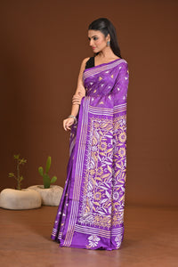 BLENDED SILK KANTHA SAREE